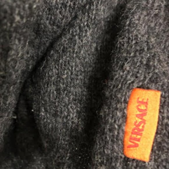 MENS LUXURY VERSACE SPORT KNIT HALF ZIP UP SWEATER MADE IN ITALY - Picture 6 of 8